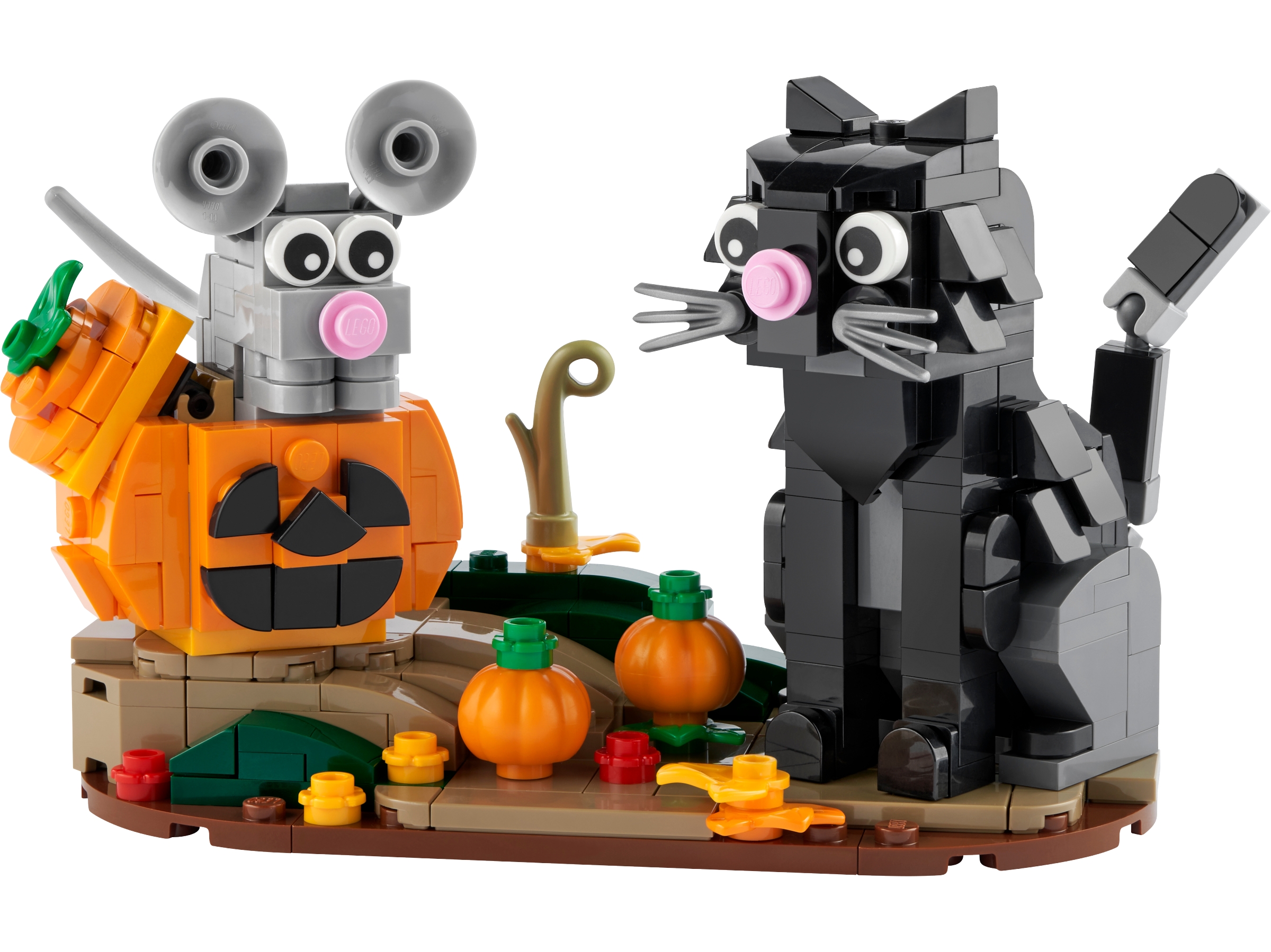 Main image of LEGO Halloween Cat & Mouse (40570-1)