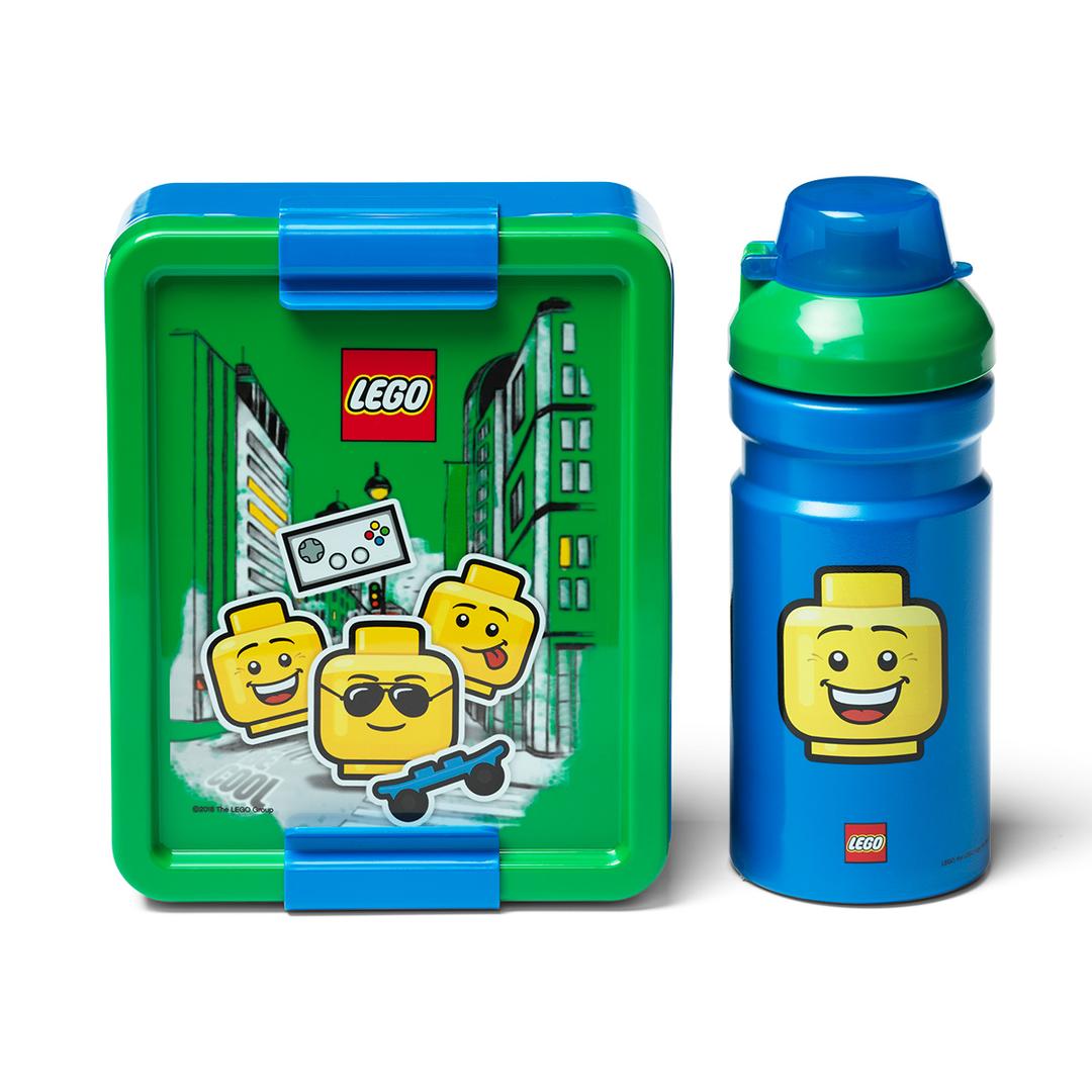 LEGO Boy Emoticon Lunch Set