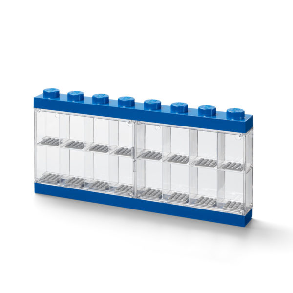 LEGO Minifigure Display Case 16 (Blue)