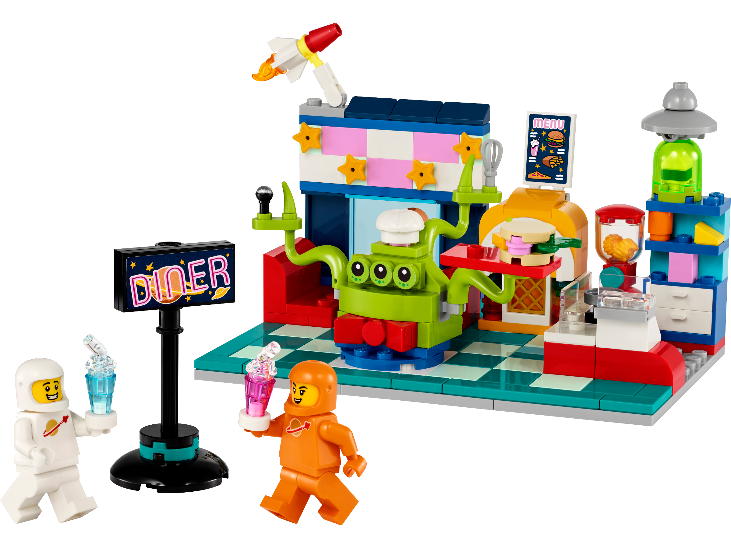 Main image of LEGO Alien Space Diner (40687-1)