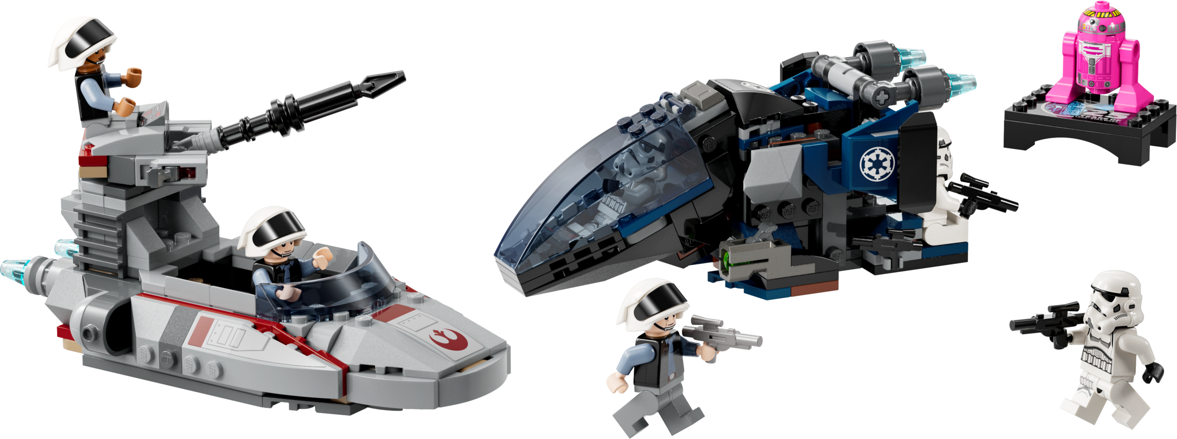 Main image of LEGO Imperial Dropship vs. Rebel Scout Speeder (40755-1)