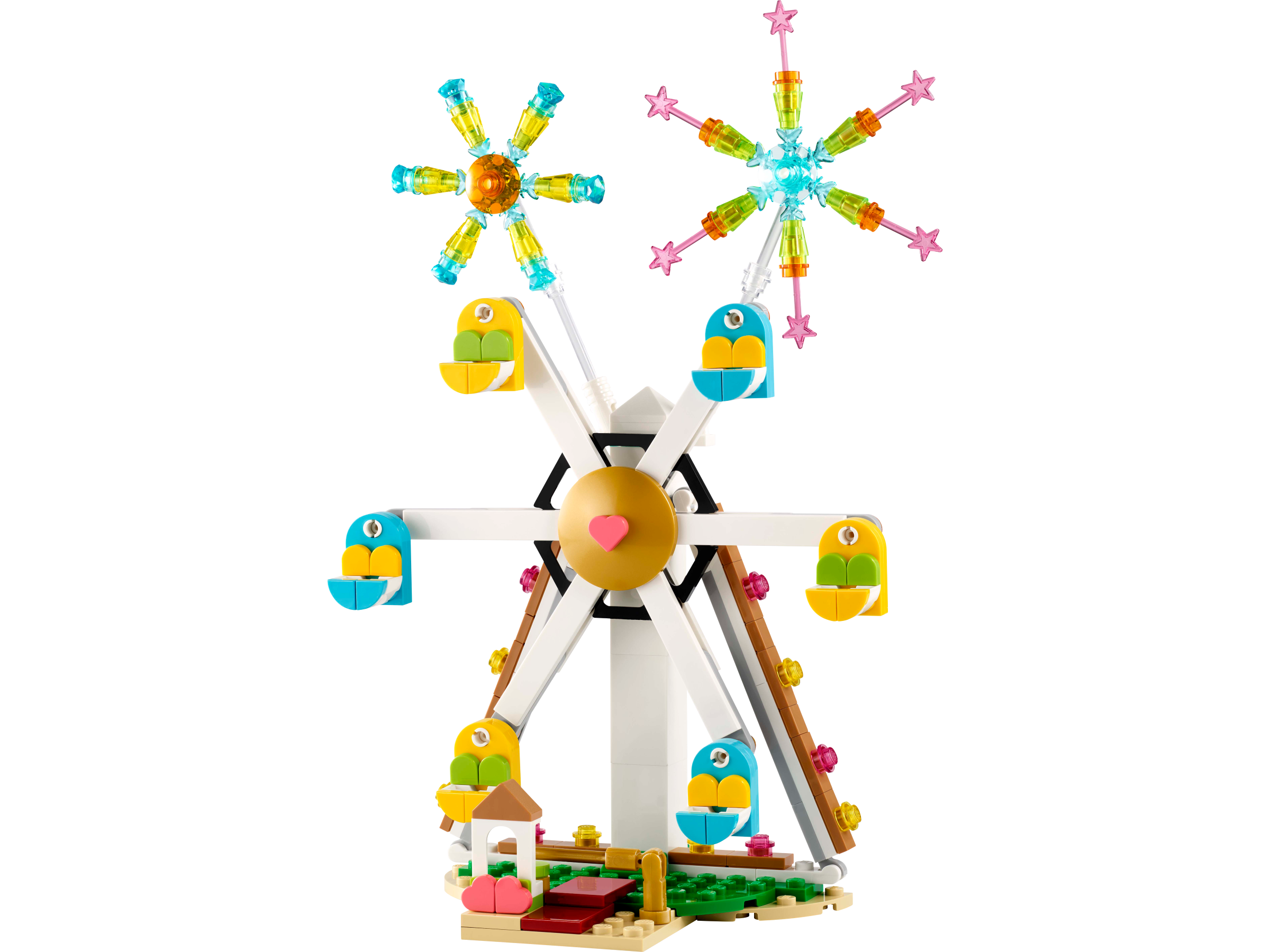 LEGO Celebration: Ferris Wheel with Fireworks
