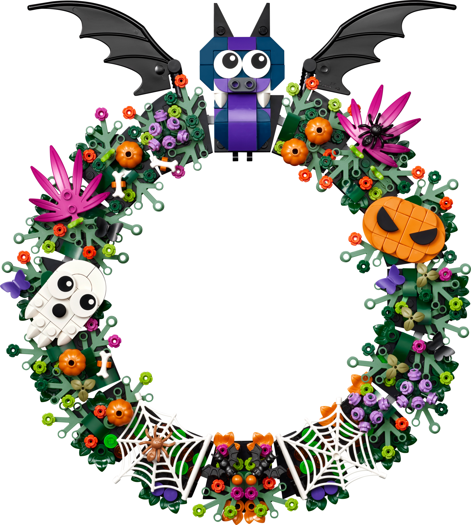 LEGO Halloween Wreath