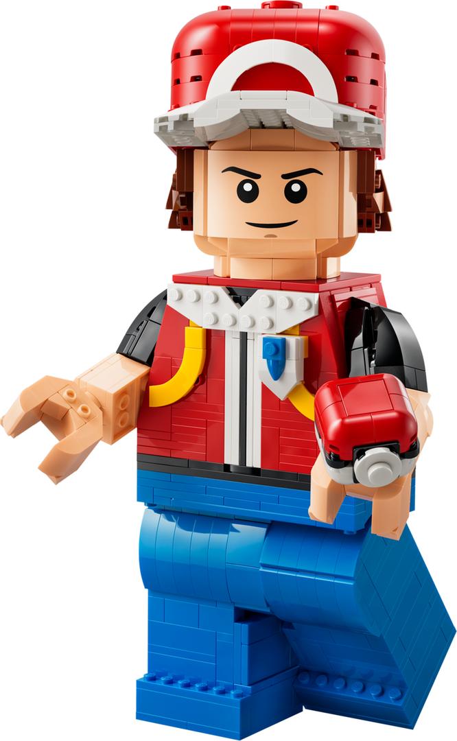 LEGO 40868 powiększona minifigurka trenera Reda z Pokémon
