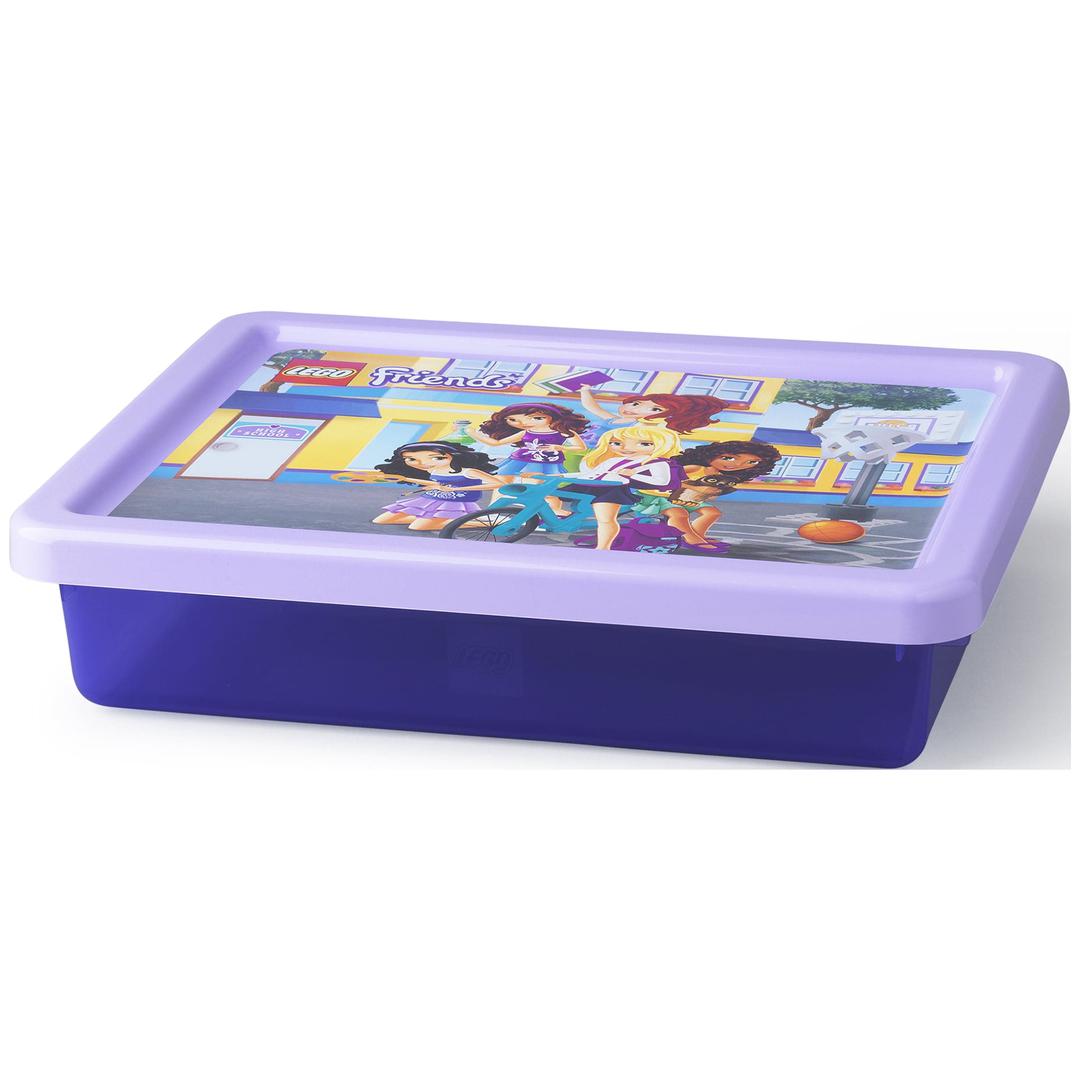 LEGO Storage Box Small with Friends Print