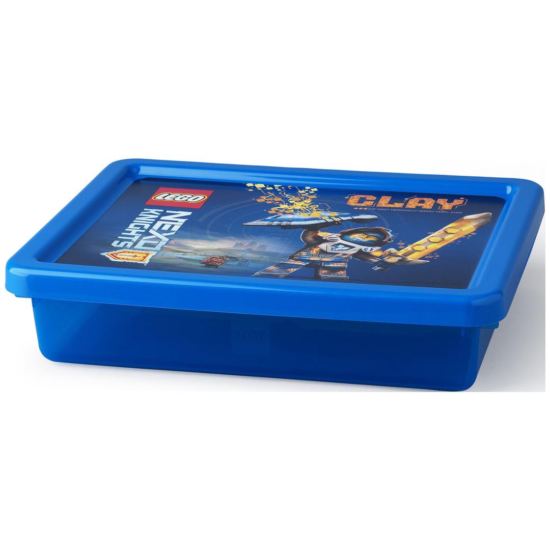 LEGO Storage Box Small with Nexo Knights Clay Print