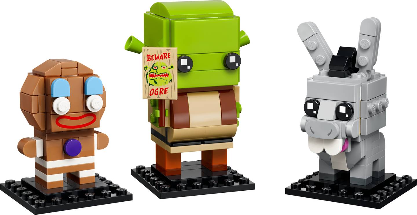LEGO 40923 Shrek, Donkey & Gingy Figures