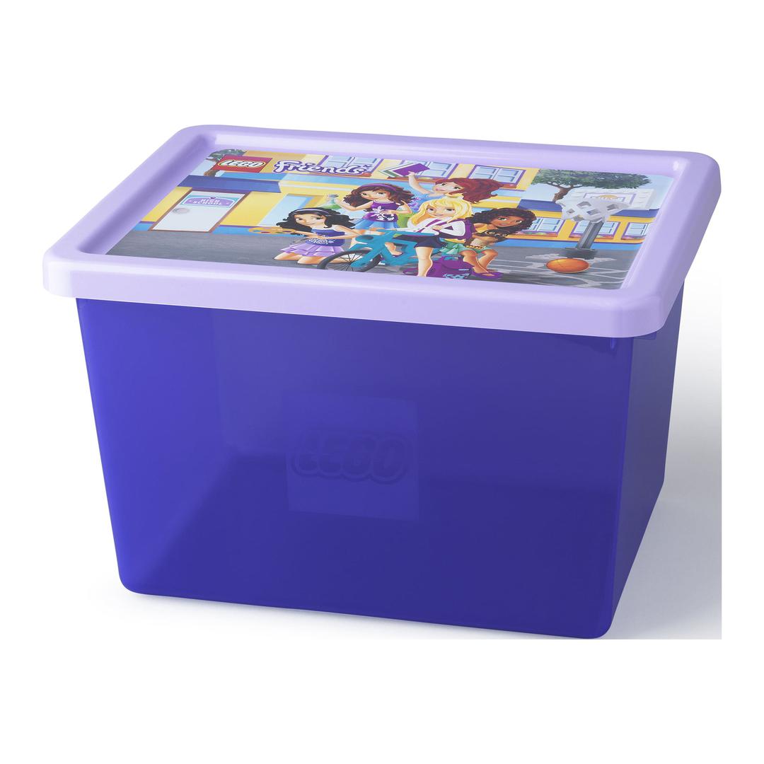 LEGO Storage Box Large with Friends Print