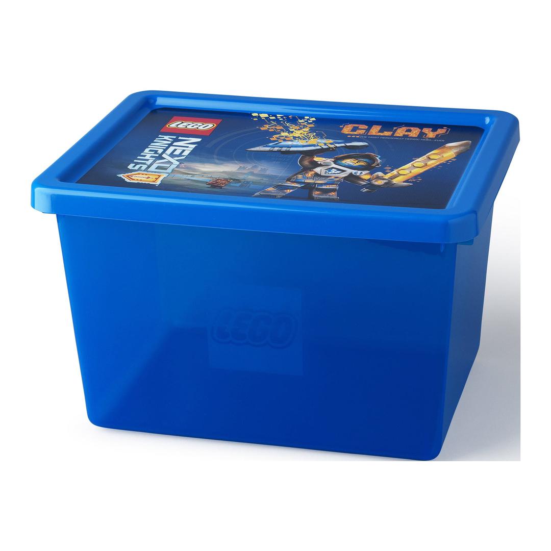LEGO Storage Box Large with Nexo Knights Clay Print
