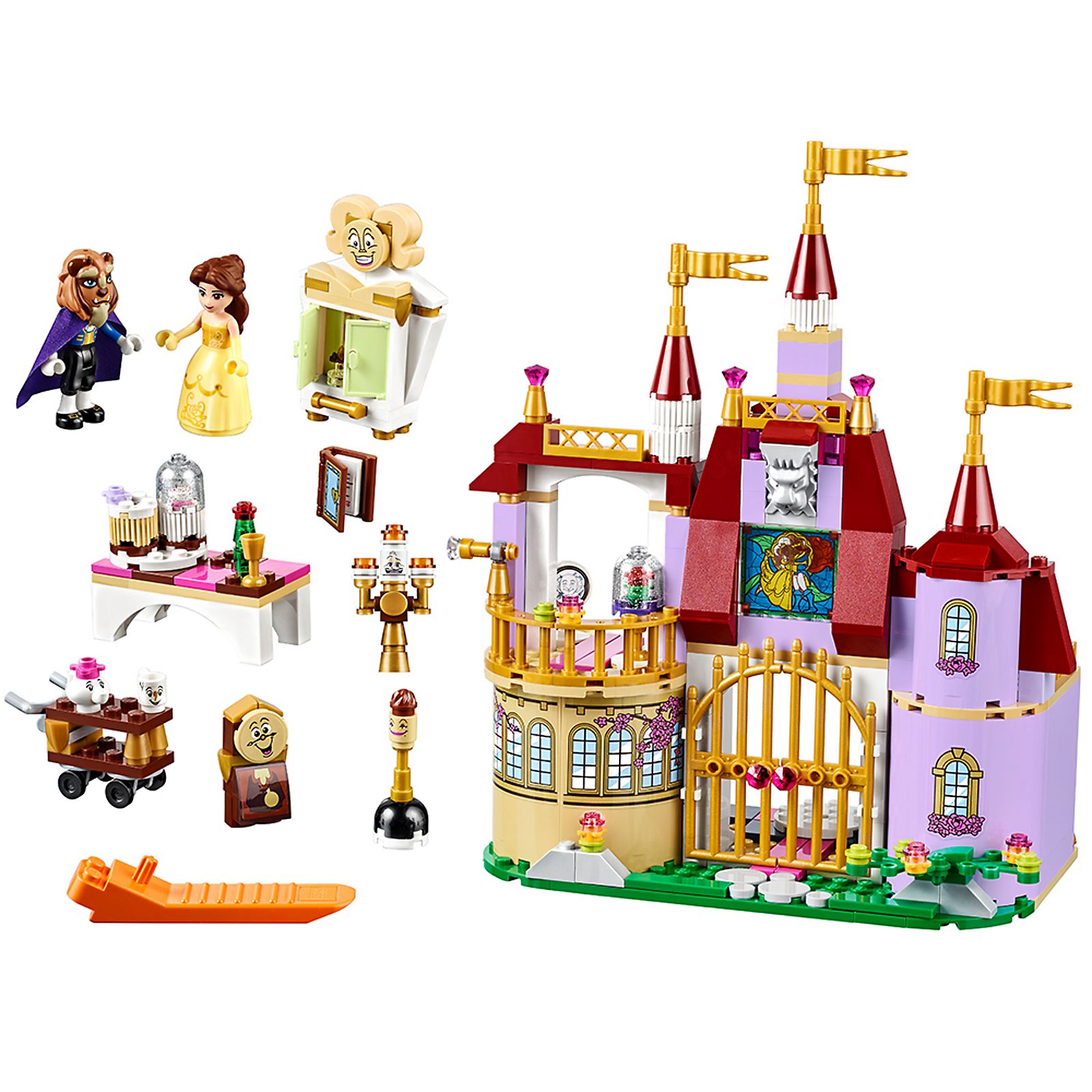 Review: 43263-1 - Beauty and the Beast Castle | Rebrickable - Build with  LEGO, image size:1600x1600