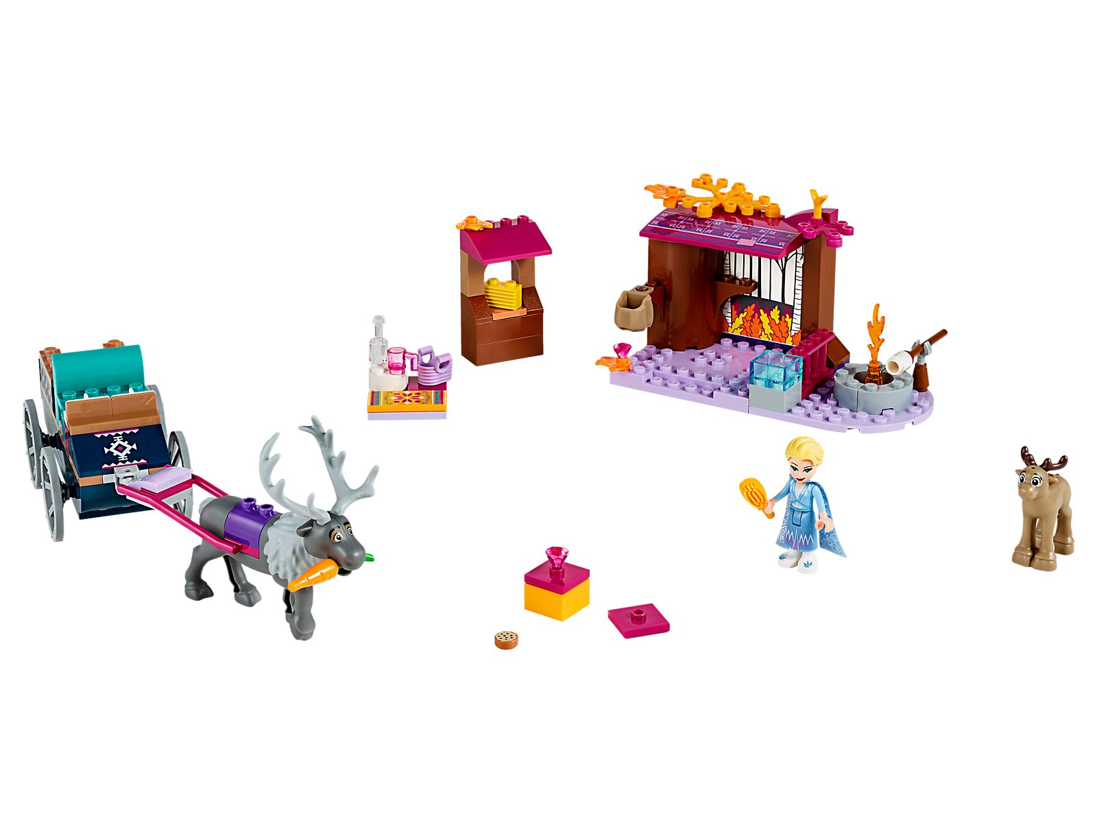 Main image of LEGO Elsa's Wagon Adventure (41166-1)