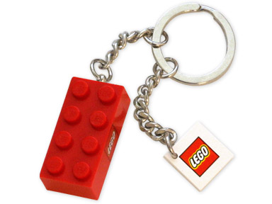 LEGO Red Brick Key Chain