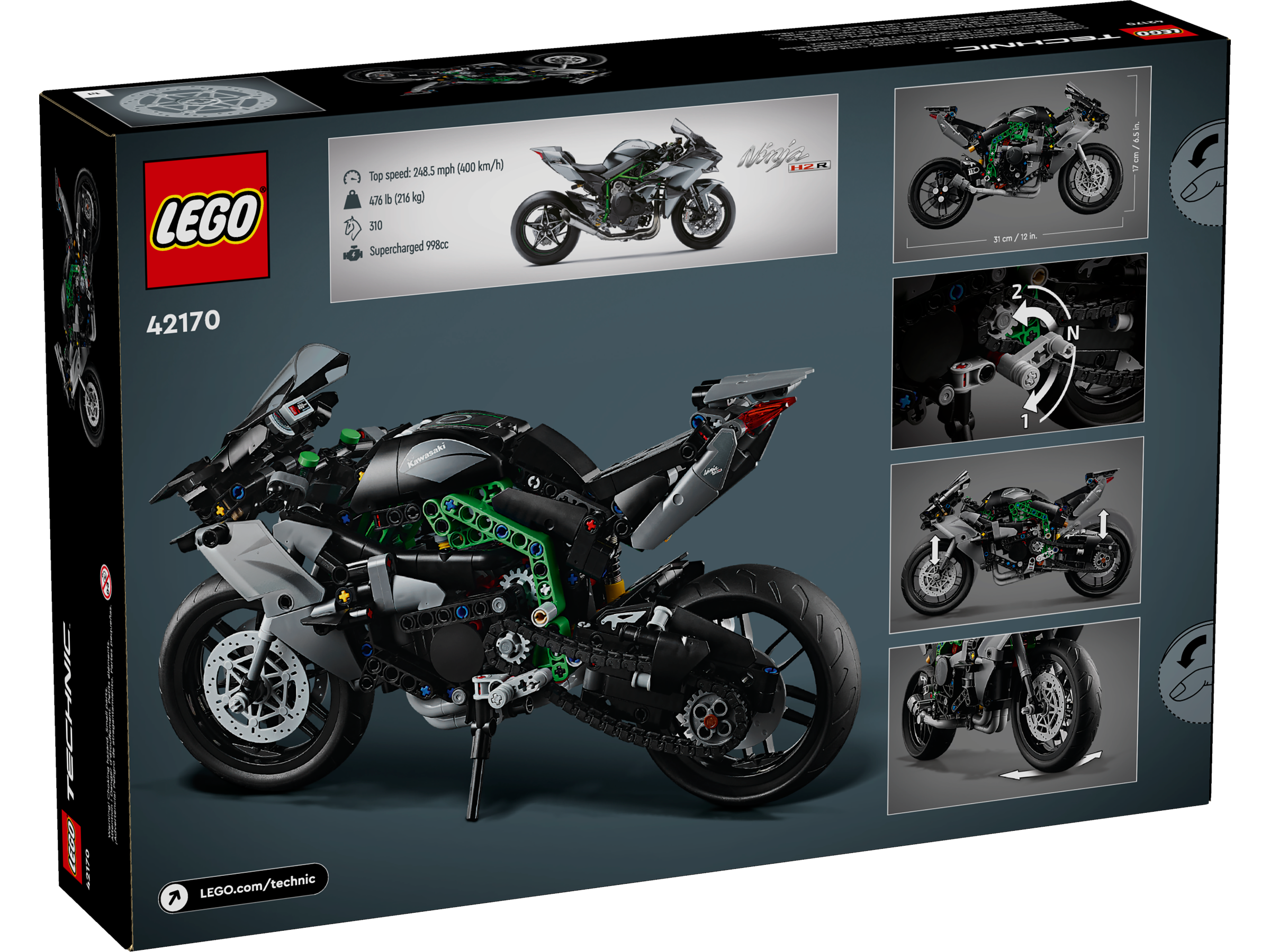 ゆページです。 Review: 42170-1 - Kawasaki Ninja H2 Motorcycle | Rebrickable