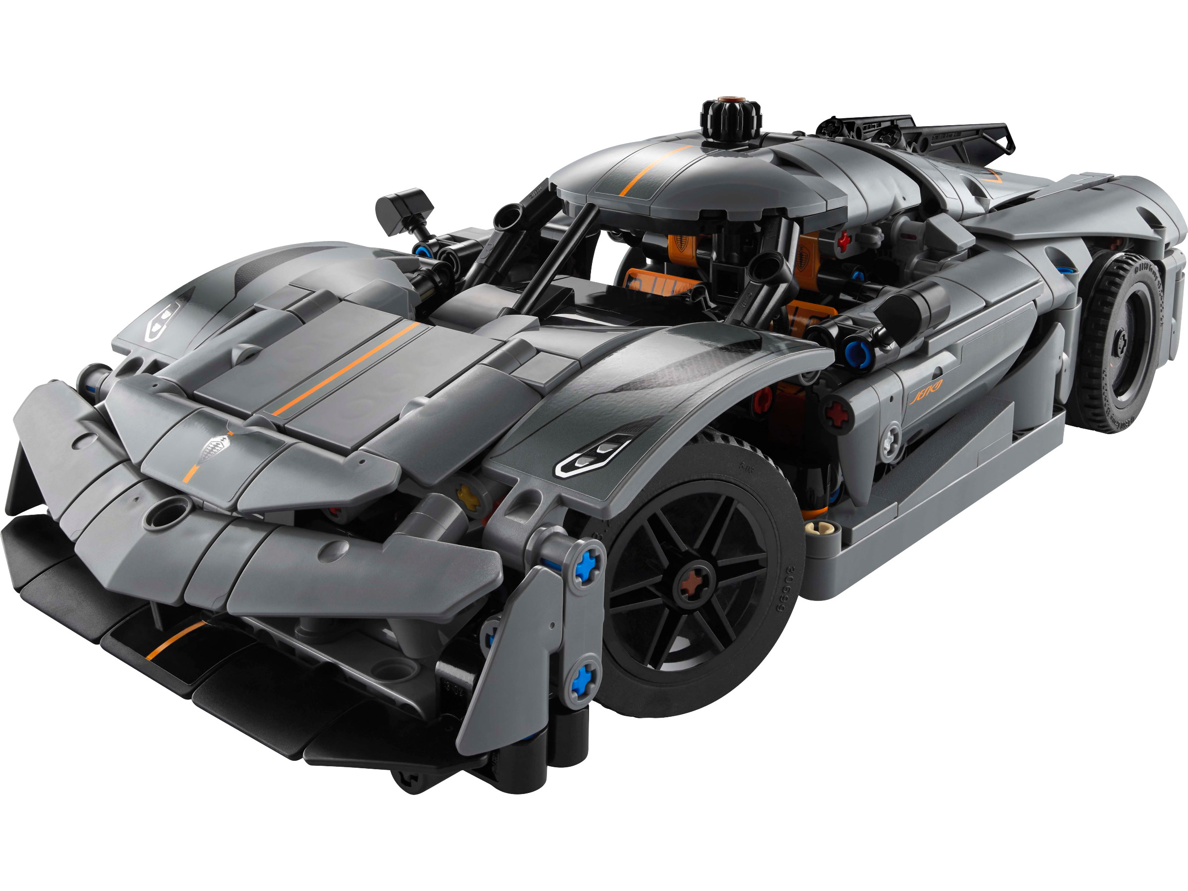 Main image of LEGO Koenigsegg Jesko Absolut Grey Hypercar (42173-1)