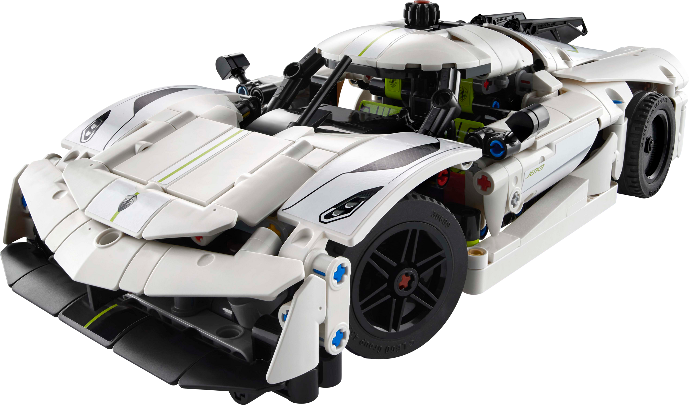 Main image of LEGO Koenigsegg Jesko Absolut White Hypercar (42184-1)