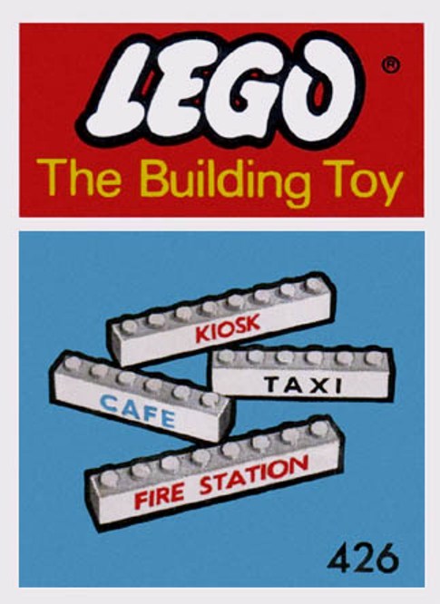 LEGO 7 Named Beams (The Building Toy)