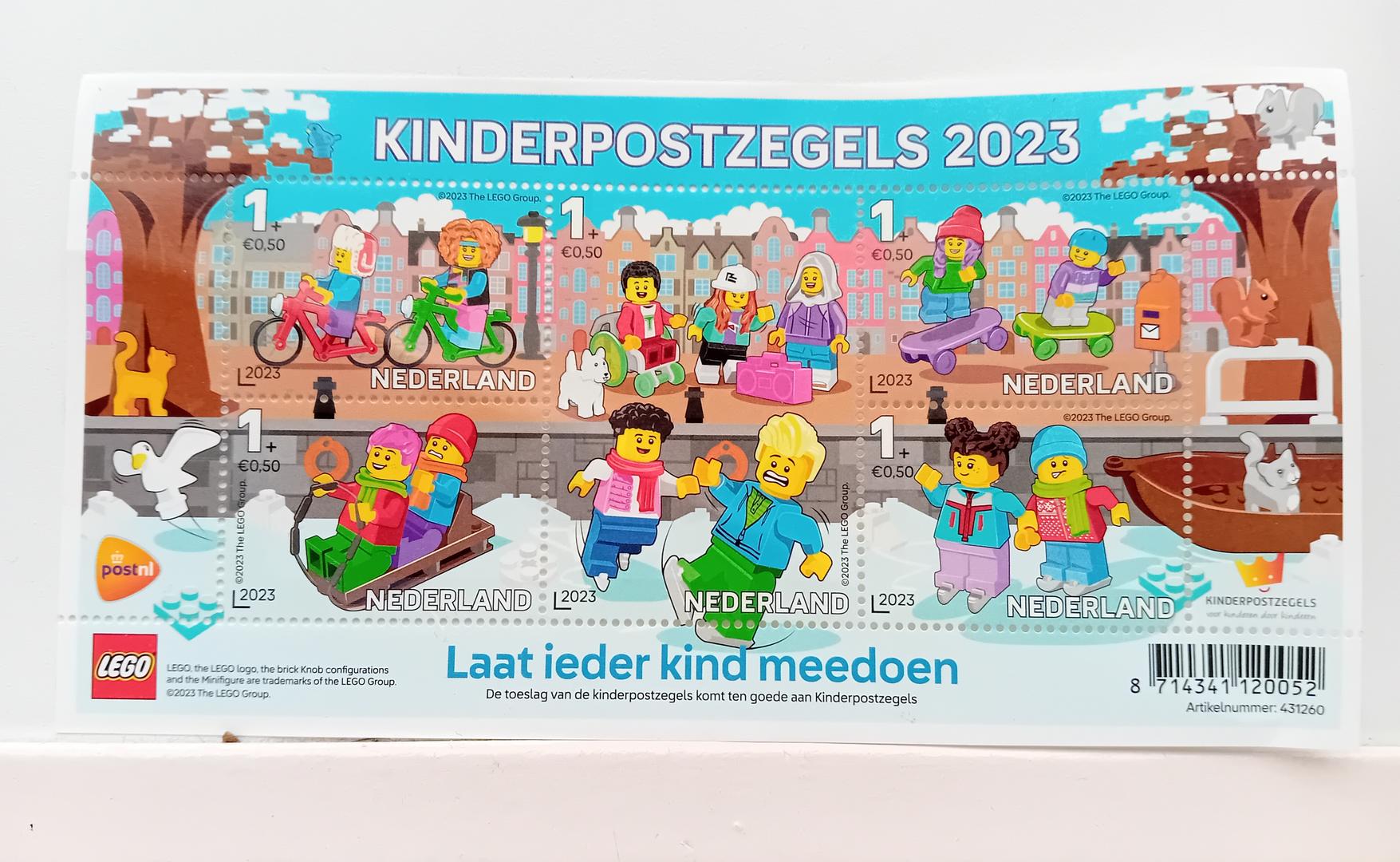 LEGO Kinderpostzegels 2023