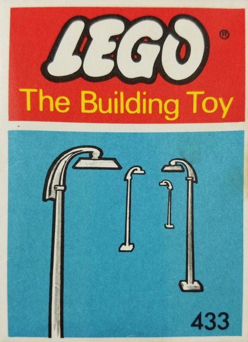 LEGO 6 Street Lamps with Curved Top (The Building Toy)