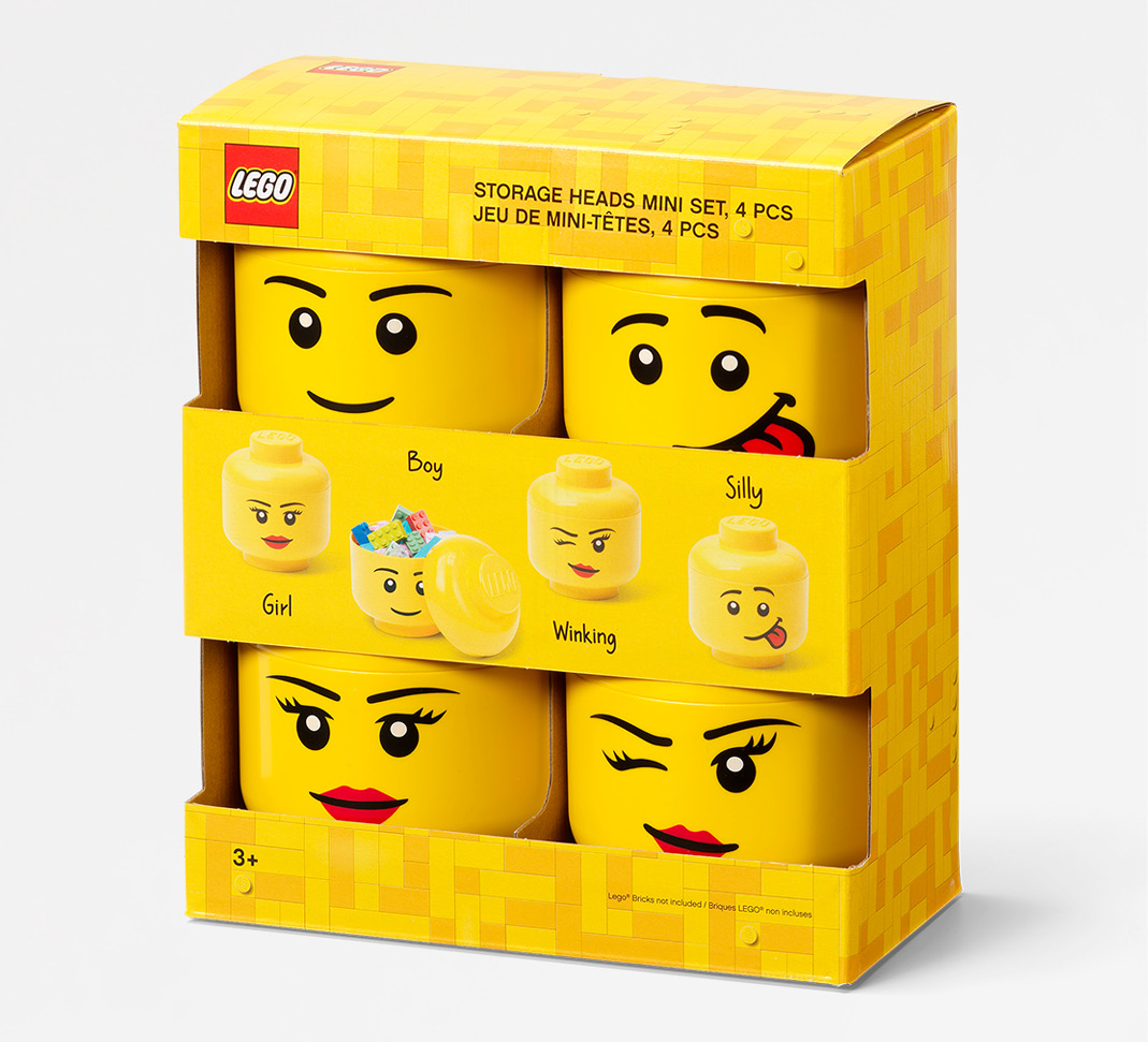 LEGO Storage Heads Mini Set