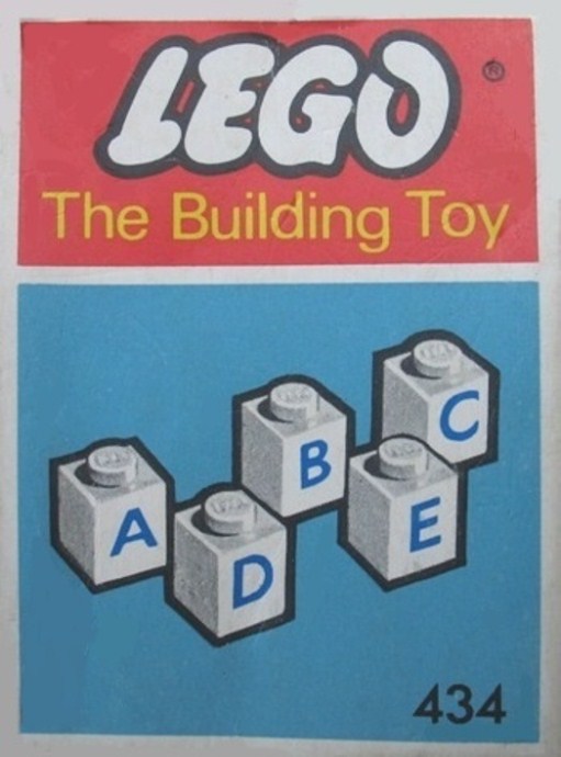 Main image of LEGO 50 lettered bricks (The Building Toy) (434-1)