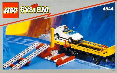 Main image of LEGO Car Transport Wagon with Car (4544-1)