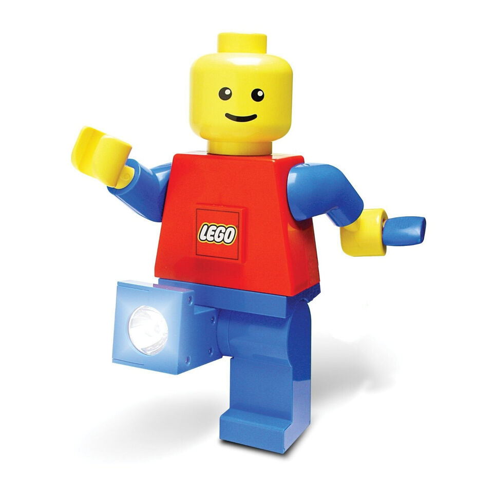 LEGO Minifigure Dynamo Flashlight with Blue Torso, Red Arms and Red Legs