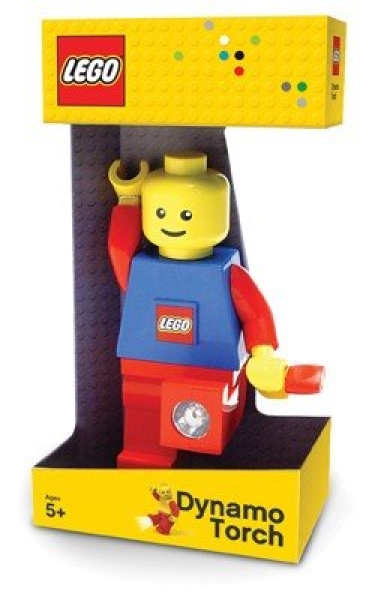 LEGO Minifigure Dynamo Flashlight with Blue Torso, Red Arms and Red Legs