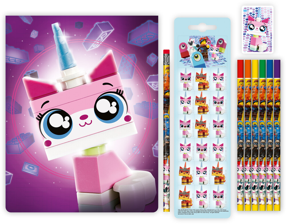 LEGO The LEGO Movie 2 Stationery Set - Unikitty
