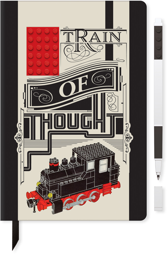 LEGO Notebook With 1 Pen: Train Of Thought