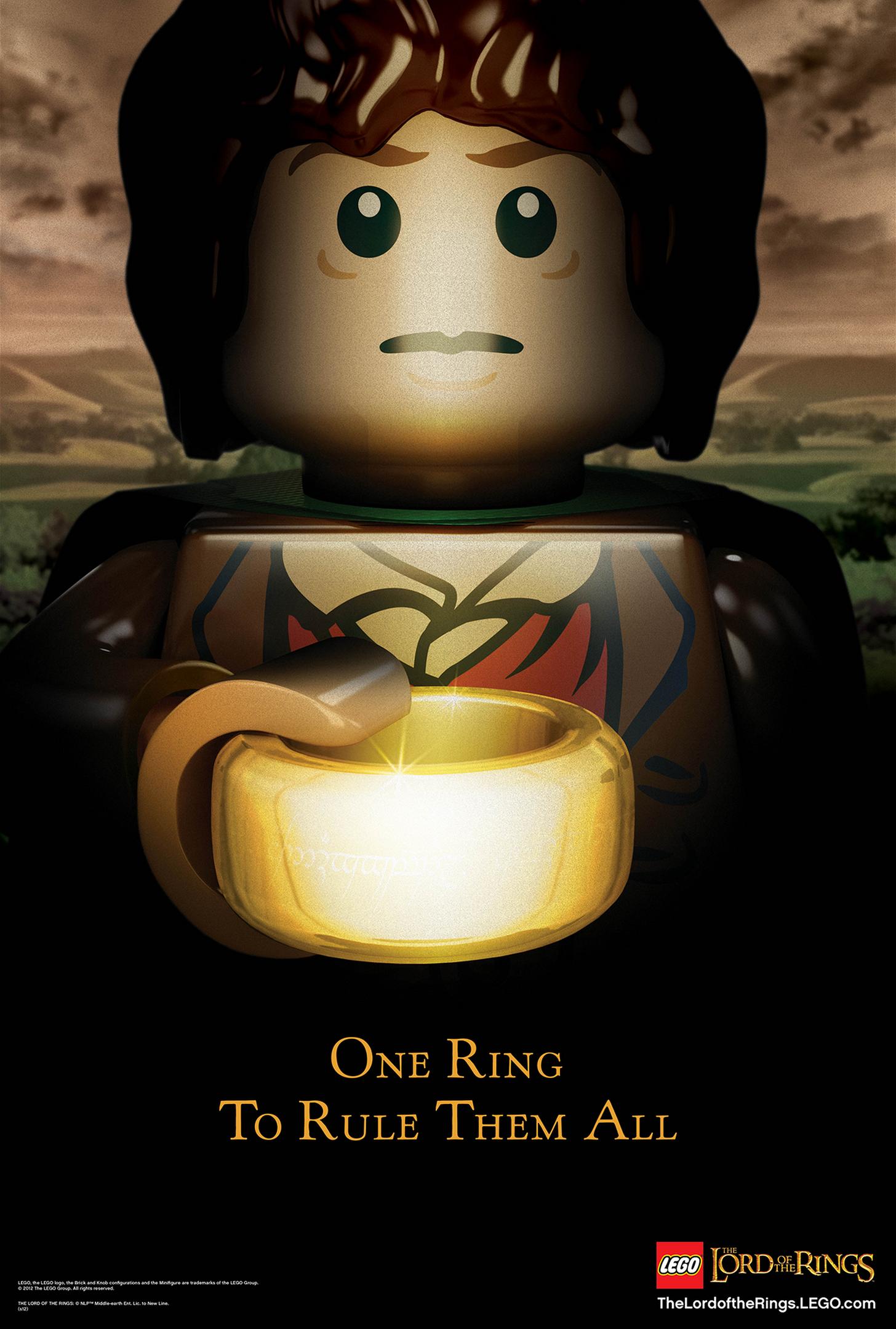 LEGO Lord of the Rings Poster