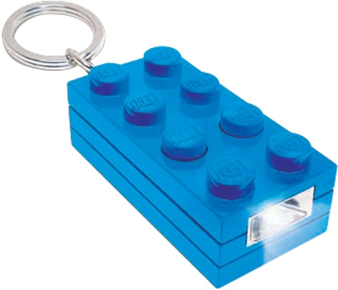 LEGO 2 x 4 Brick Key Light (Blue)