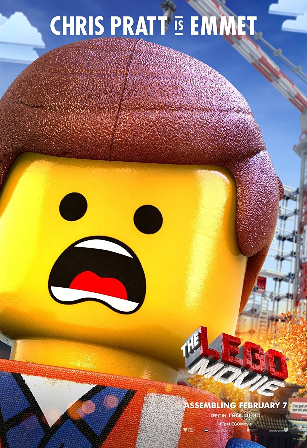 LEGO The LEGO Movie: Chris Pratt is Emmet Poster