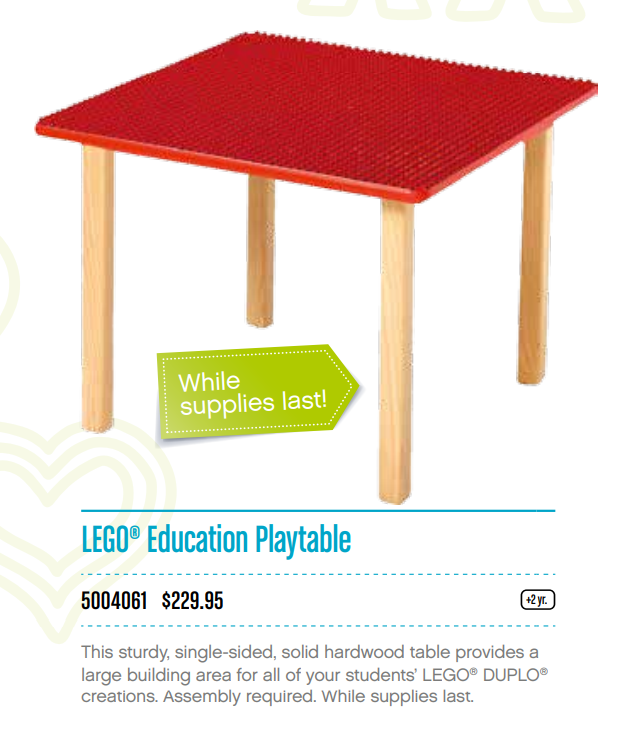 LEGO Eductation Playtable