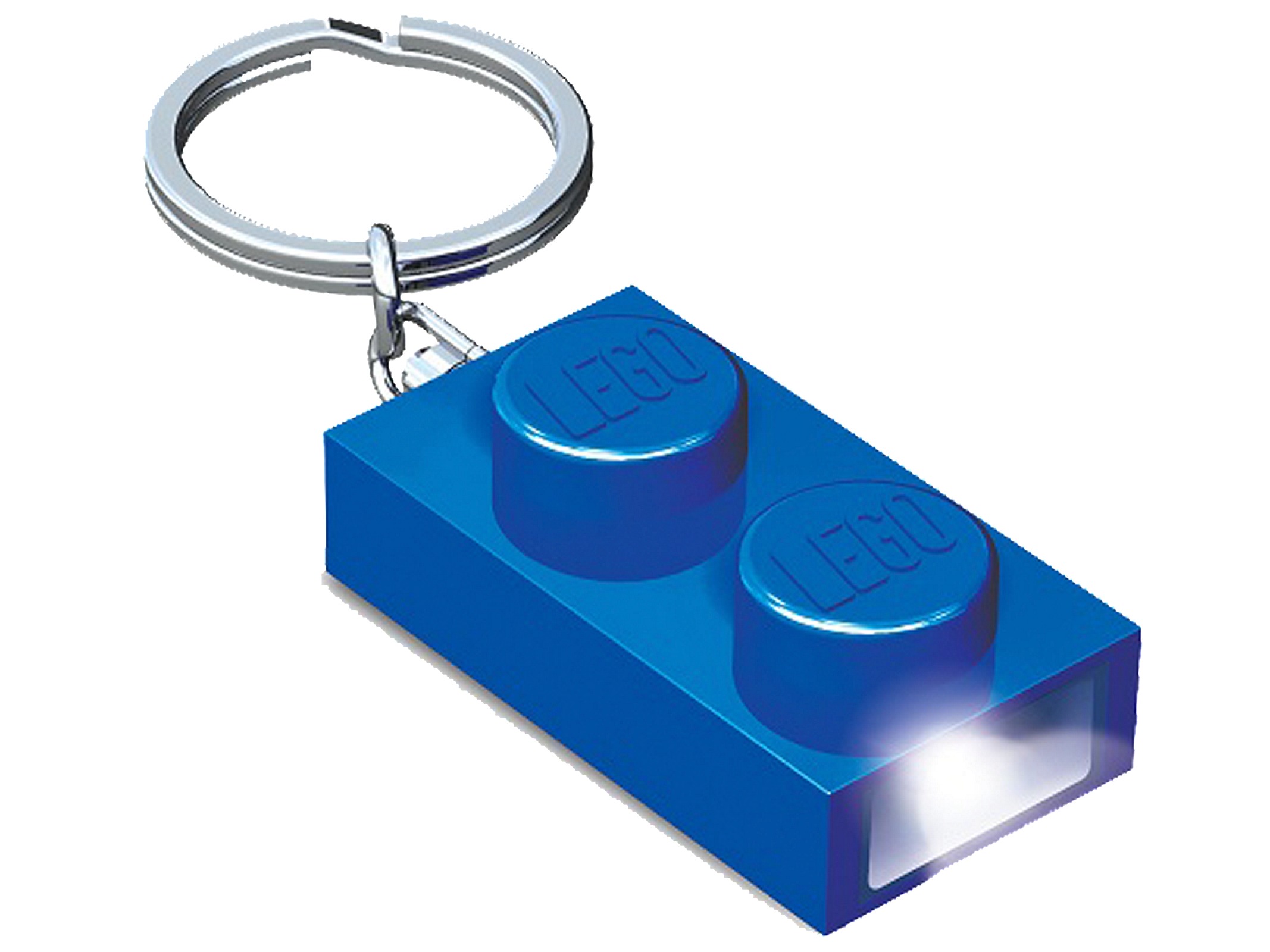 LEGO 1 x 2 Brick Key Light (Blue)