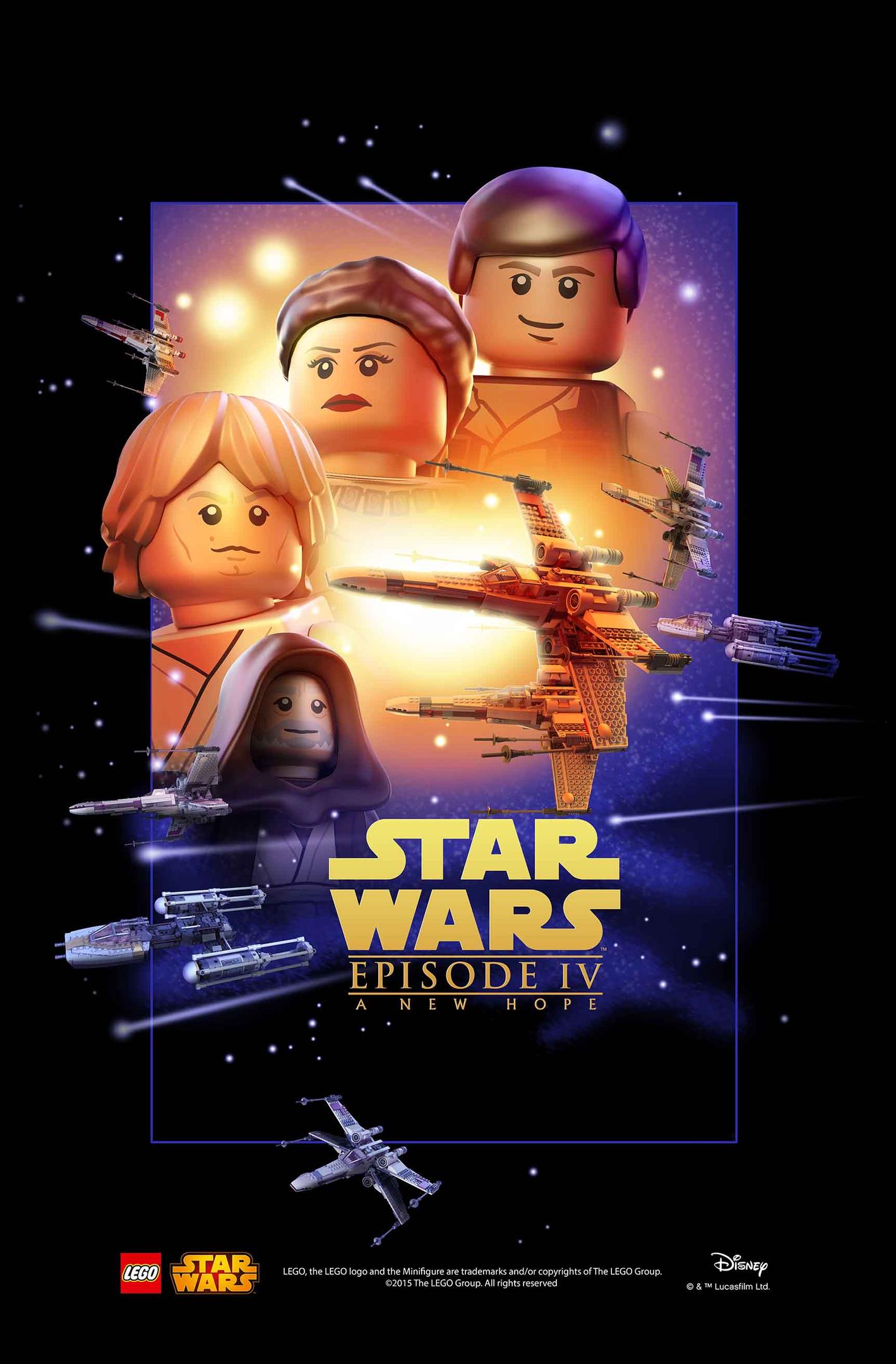 LEGO Star Wars Episode IV Poster