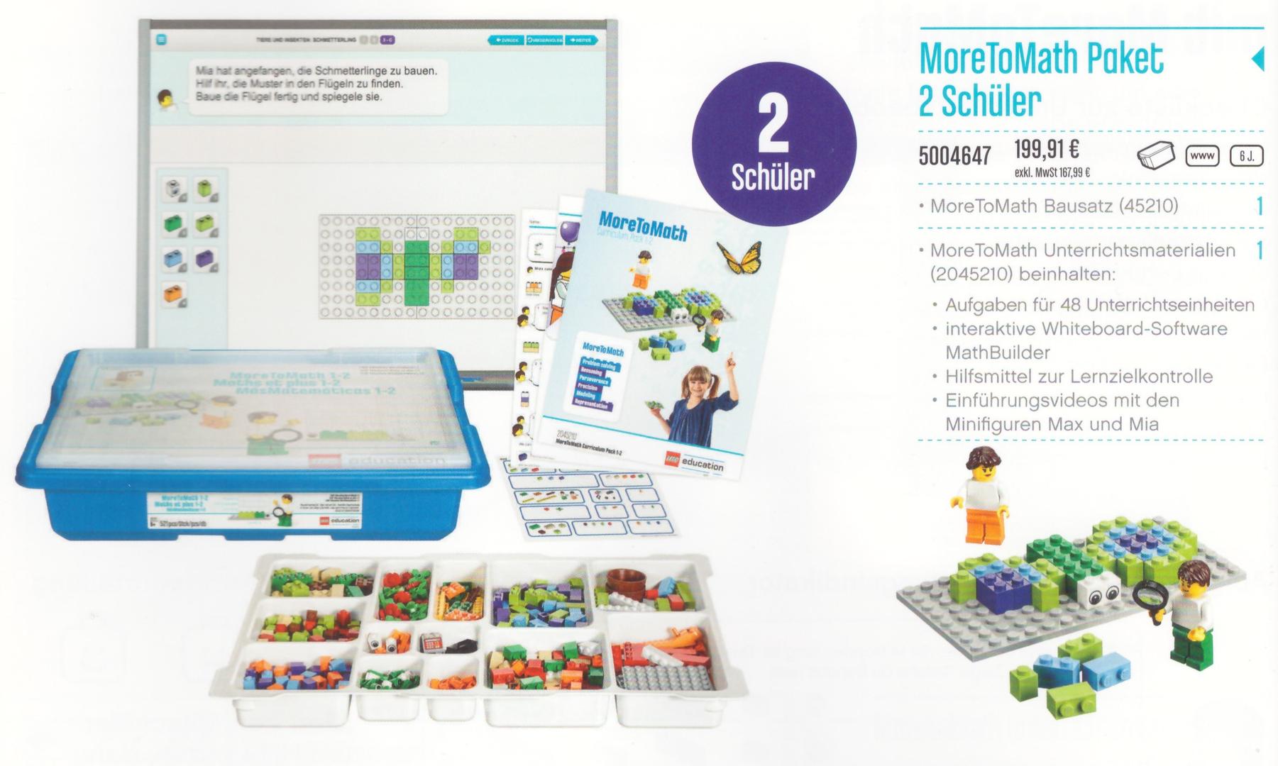 MoreToMath 1-2 Package - 2 Students