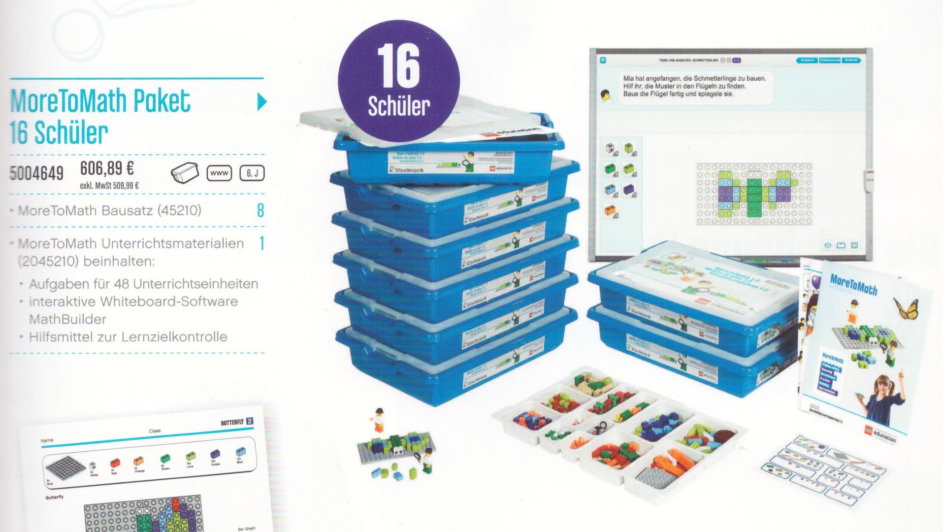 MoreToMath 1-2 Package - 16 Students