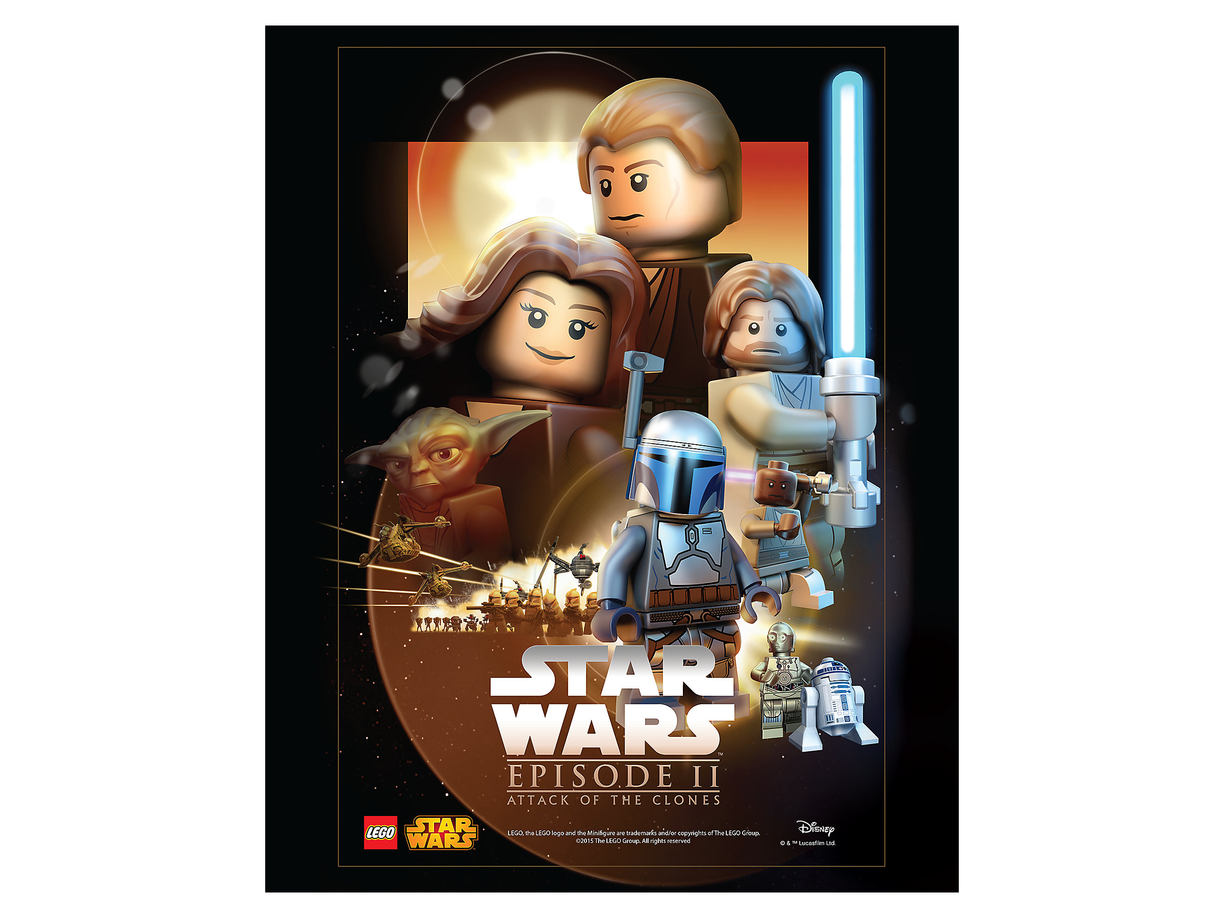 LEGO Star Wars Episode II Poster