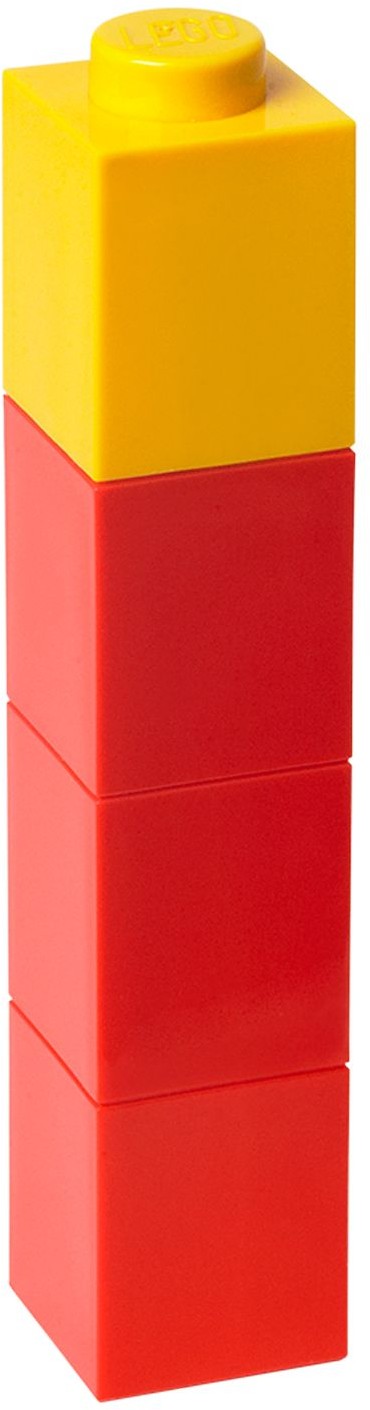 LEGO Square Drinking Bottle (Red)