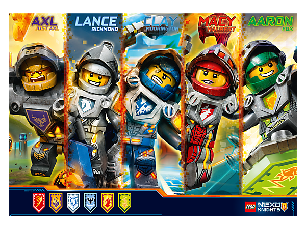LEGO Nexo Knights Character Poster