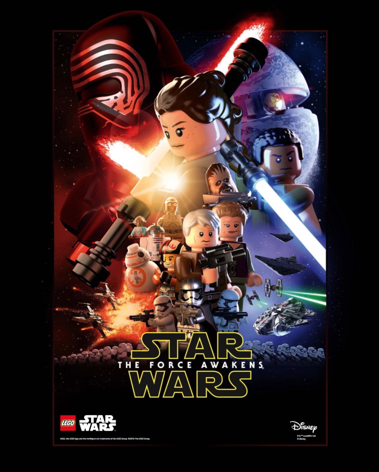 LEGO Star Wars Episode VII Poster
