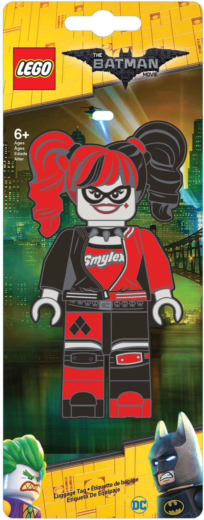 LEGO Harley Quinn Luggage Tag