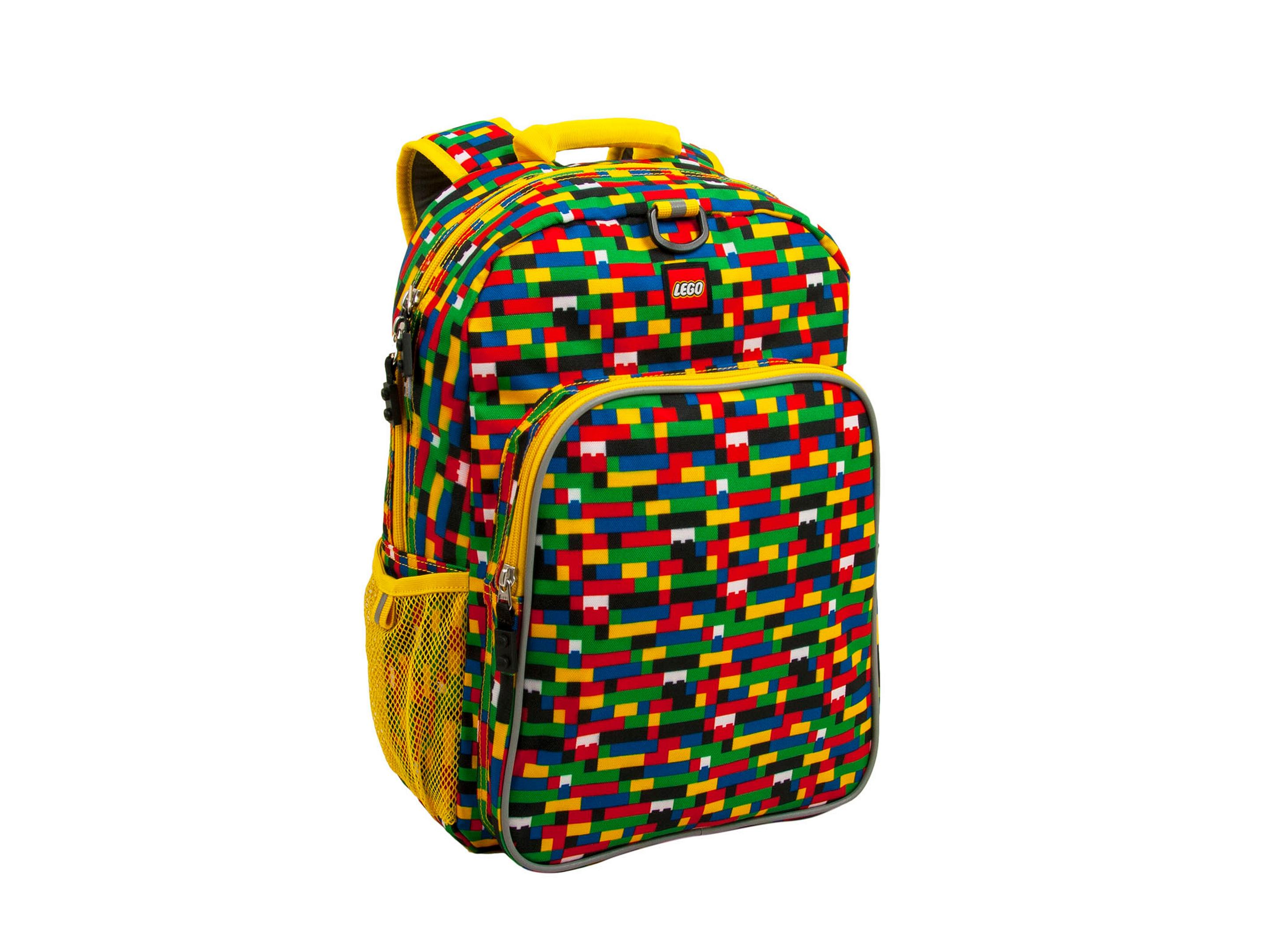 LEGO Brick Print Heritage Backpack (Red/Blue)