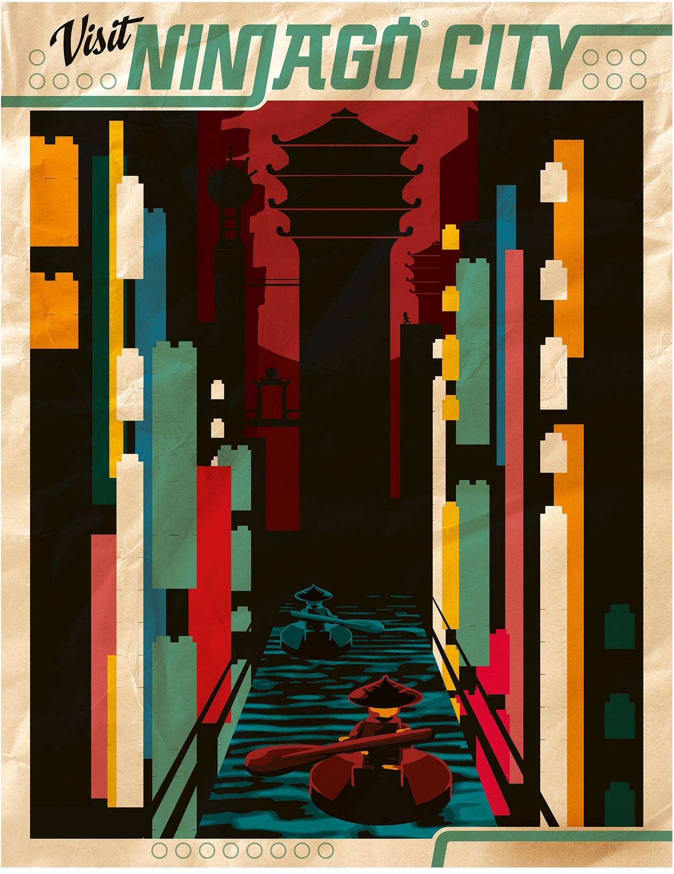 LEGO Visit Ninjago City Poster