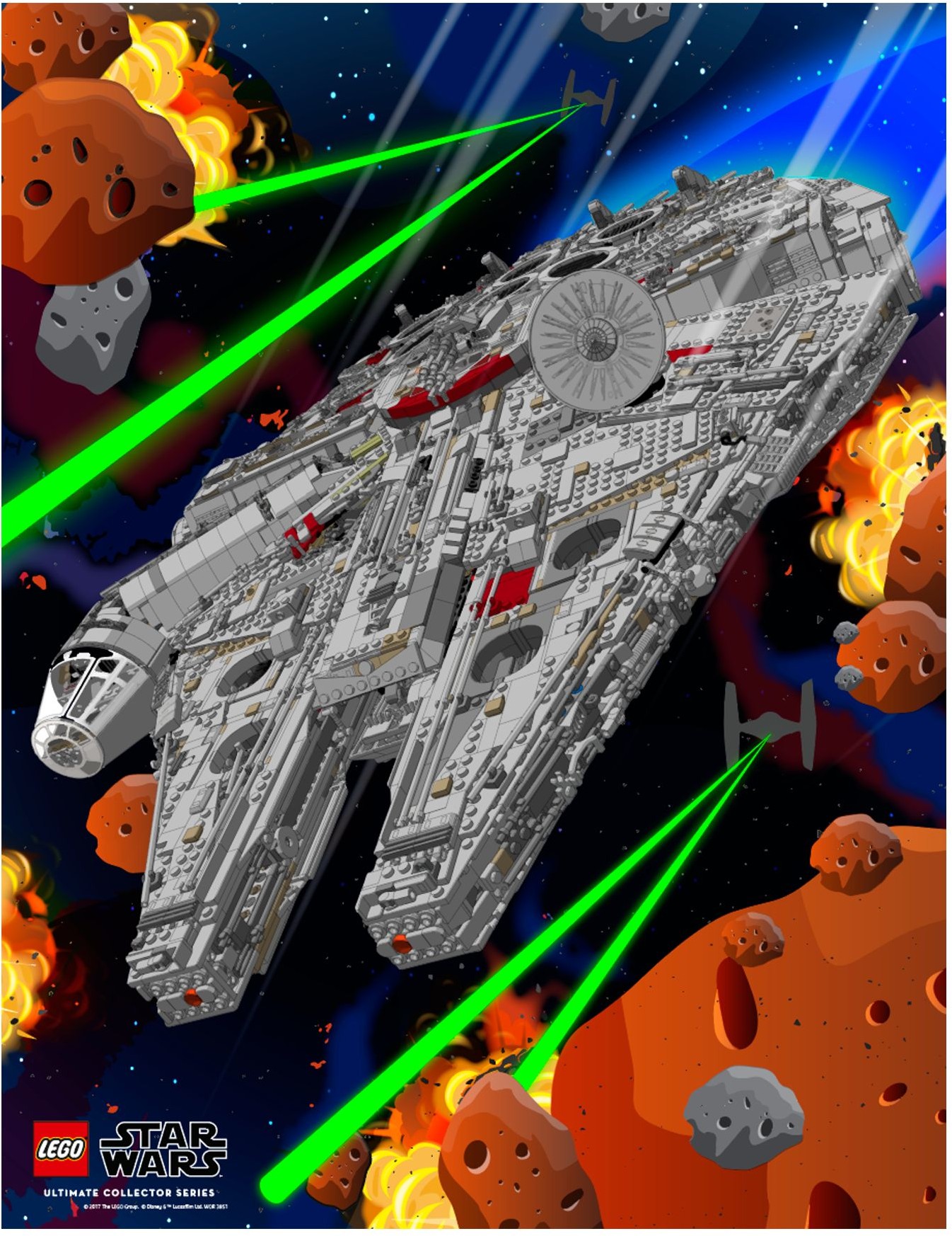 LEGO Millennium Falcon Poster
