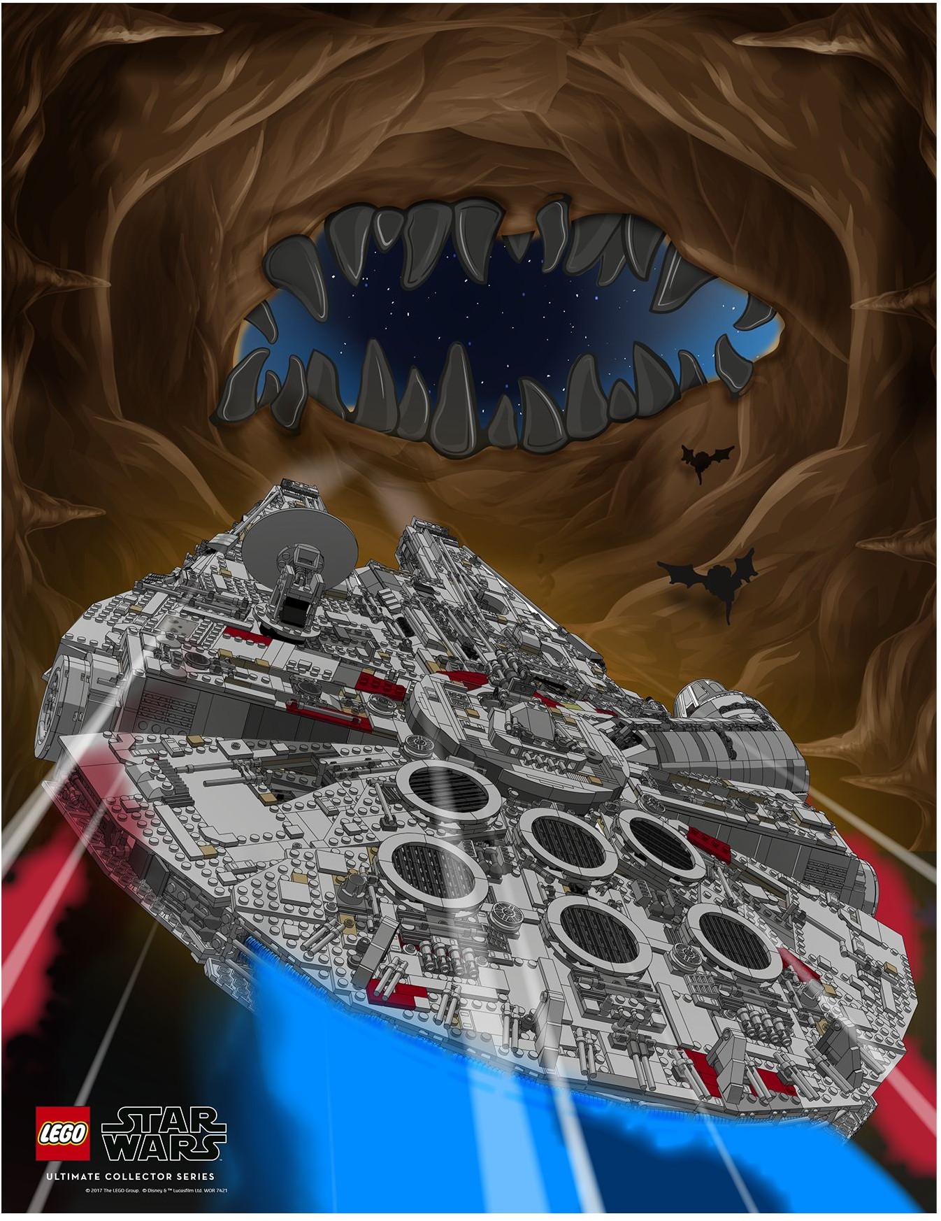 LEGO Millennium Falcon Poster