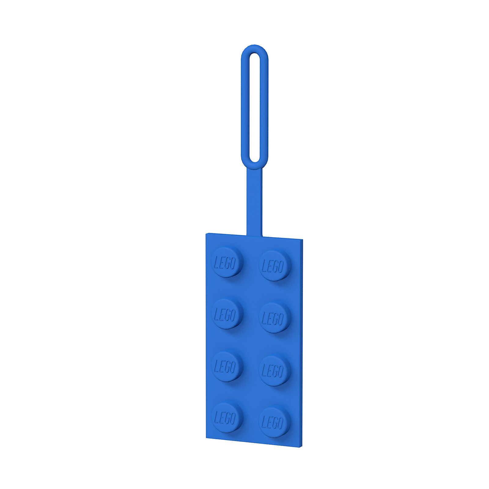LEGO Blue Brick Luggage Tag