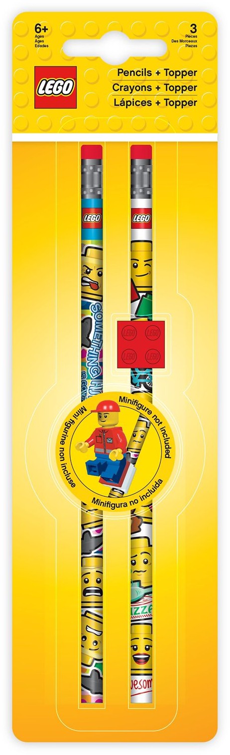 LEGO Pencils + Topper