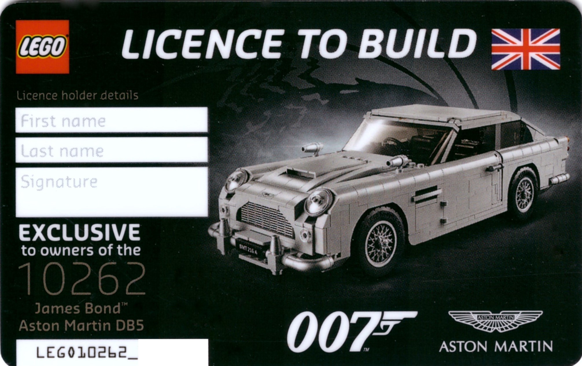 LEGO License To Build