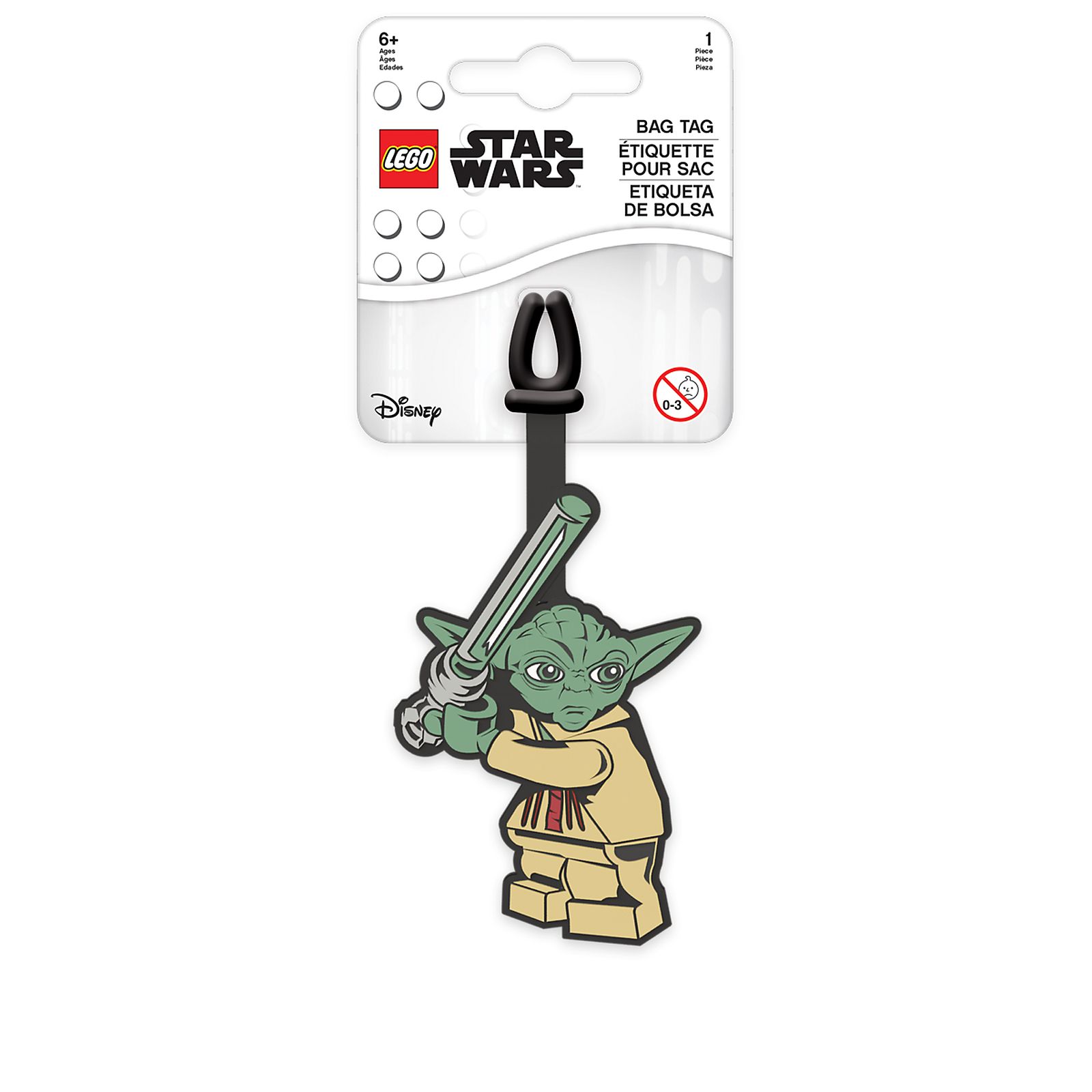 LEGO Yoda Bag Tag